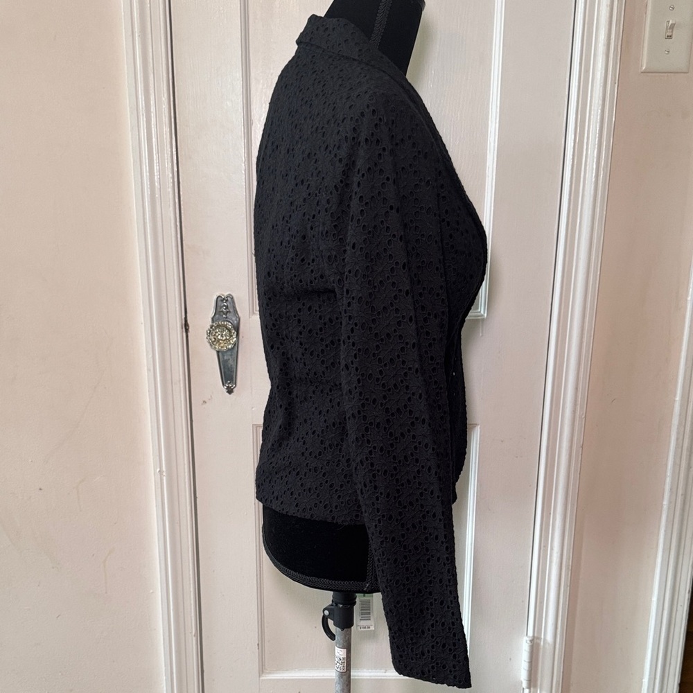Rafaella Black Textured Women's Blazer Size 8 NWT - Picture 6 of 15